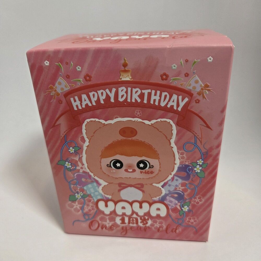 Happy Ghost YAYA One Year Old Plush Pendant Blind Box Figure Birthday Series